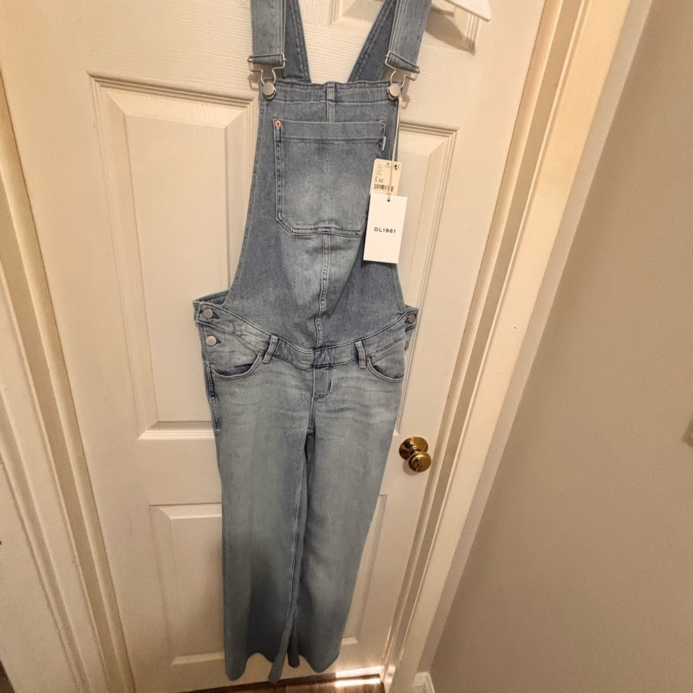 Women's Light Blue Denim Overalls